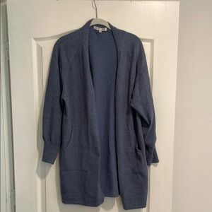 Joy Joy Blue Long Cardigan Sweater